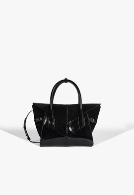 Bolsa Tote Pequena Couro Preto