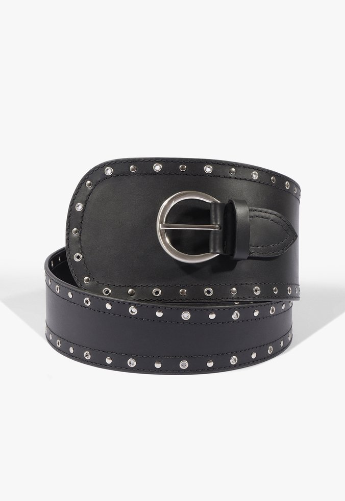 Cinto Scarlet Couro Preto