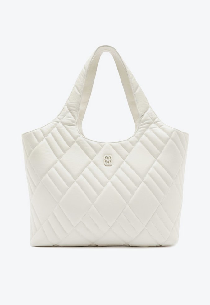 Bolsa Shopping Perry Couro Branca