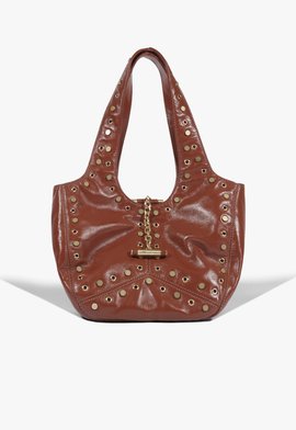 Bolsa Tote Ricci Grande Couro Marrom