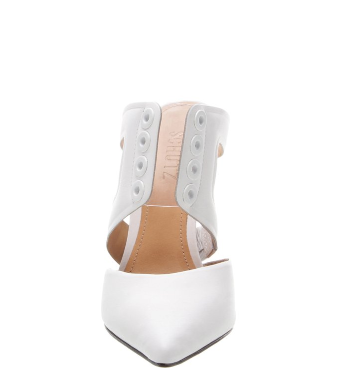 Sapato Scarpin Vinil Sport Branco