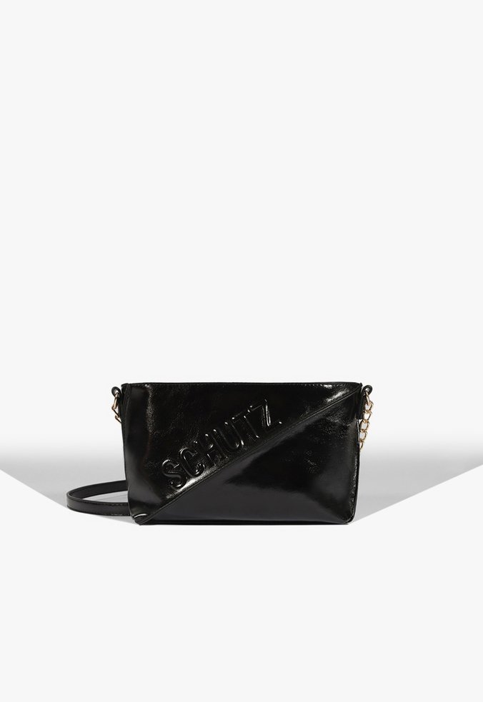 Bolsa Tiracolo Alycia Verniz Preta