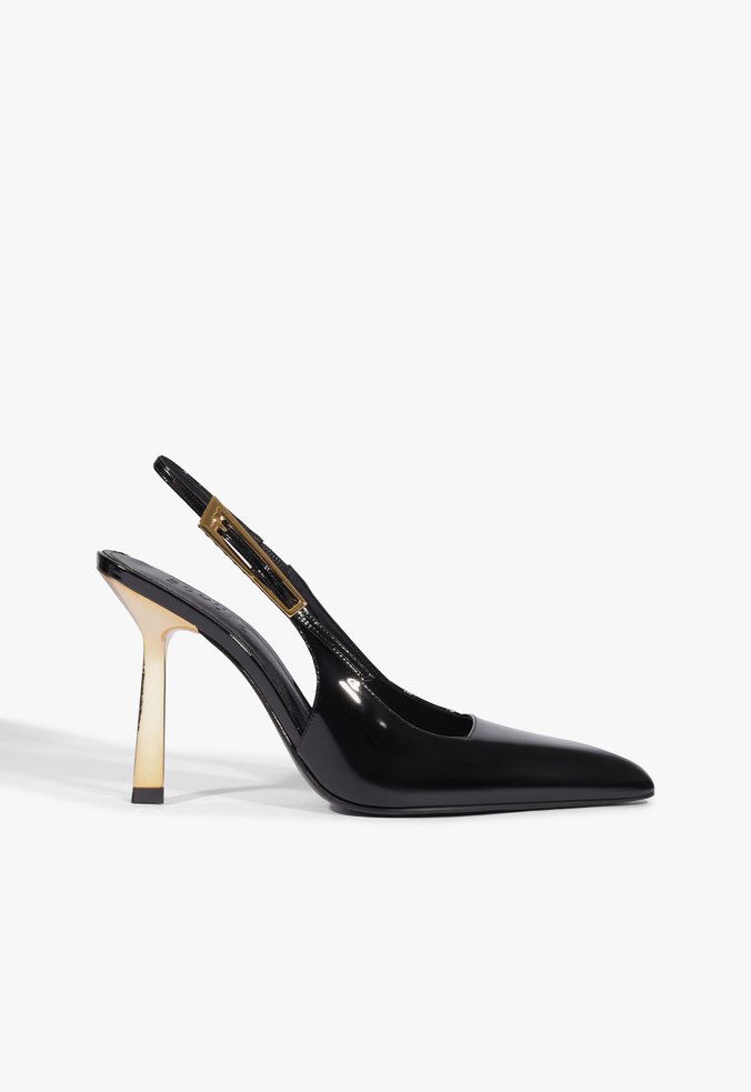 Scarpin Ciara Couro Preto