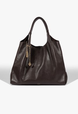 Bolsa Hobo Agnes Couro Marrom