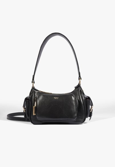 Bolsa Hobo Eddie Média Couro Preta | Schutz