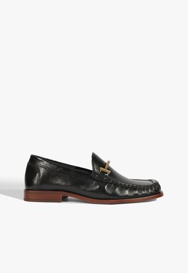 Mocassim Couro Preto