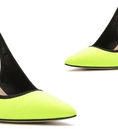 Sapato Scarpin Sporty Verde Neon