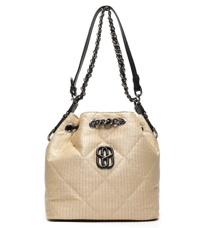 Bolsa Tiracolo Precious Ráfia Natural