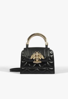 Bolsa Crossbody New Believe Pequena Couro Preta