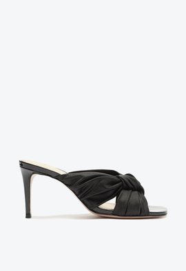 Sandália Mule Alto Fino Preta
