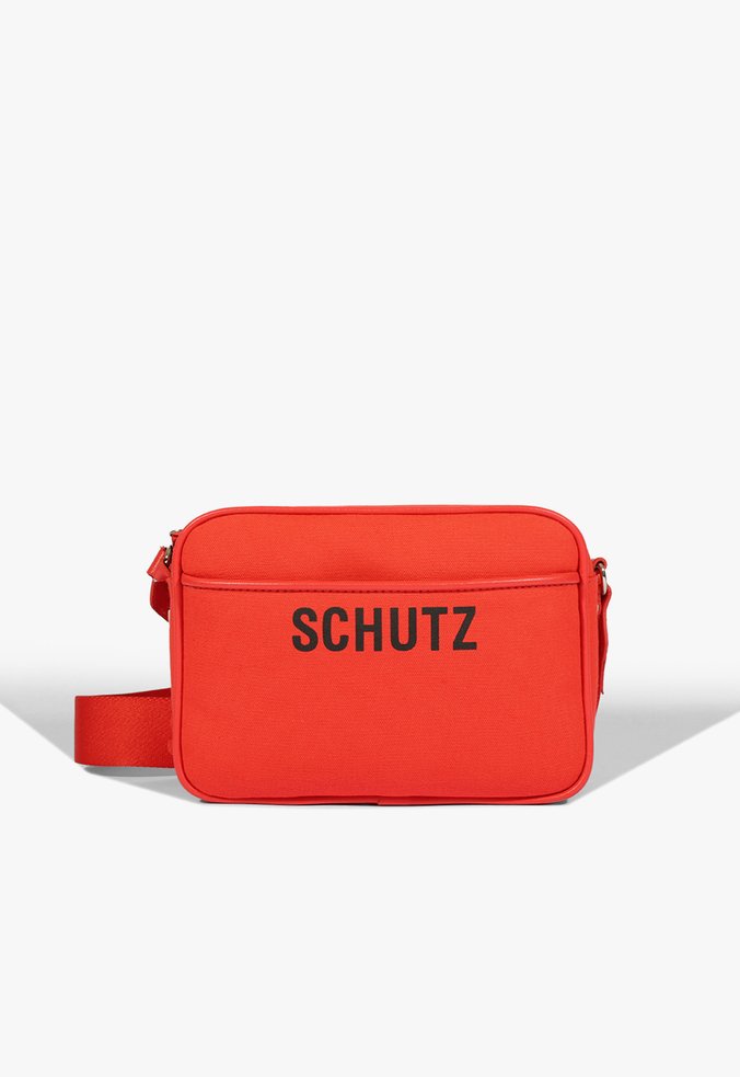 Bolsa Média tiracolo Lilla Vermelha