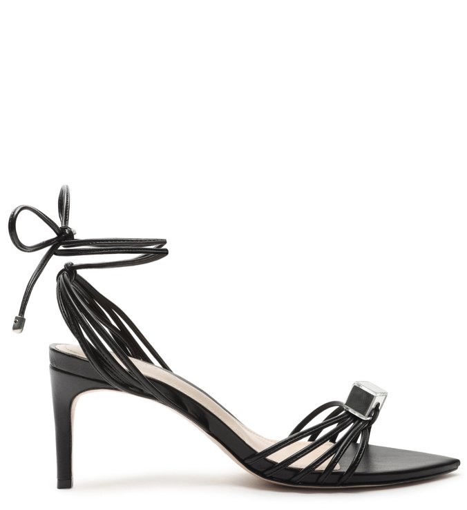 Sandália Cube Lace-Up Preta