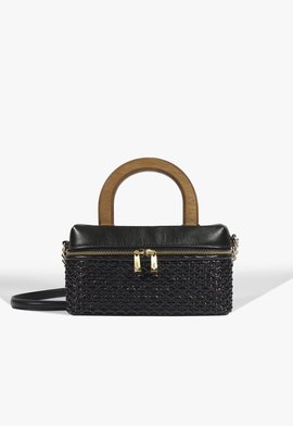 Bolsa Satchel Vanity Média Preta