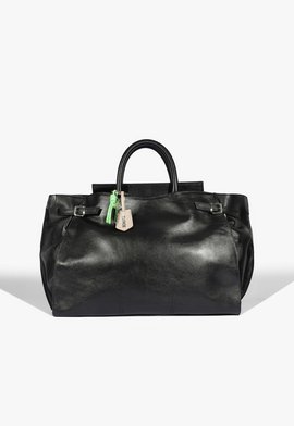 Bolsa Tote Grande Heaven Couro Preto