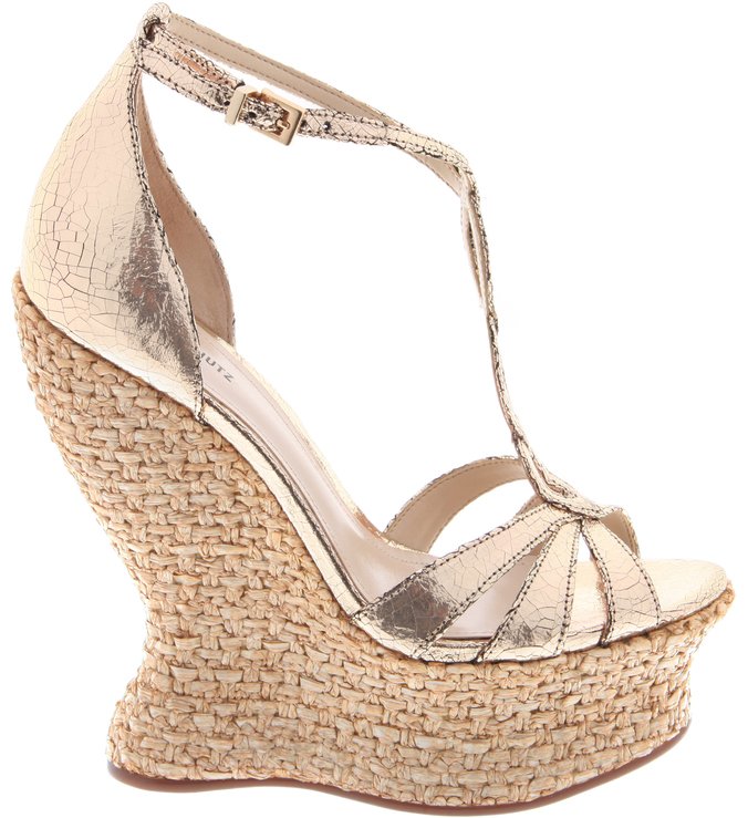Plataforma Curve Heel Platina