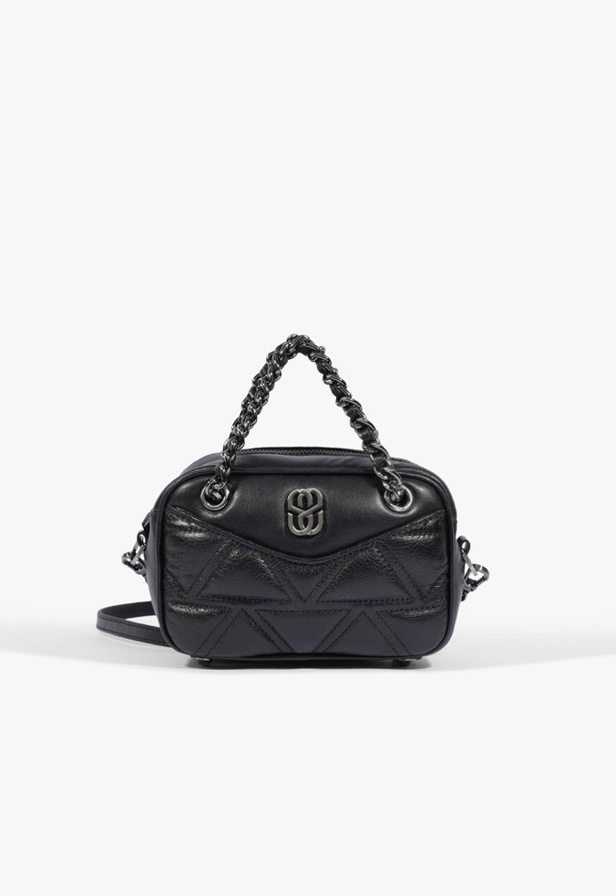 Bolsa Média Dream Couro Preta