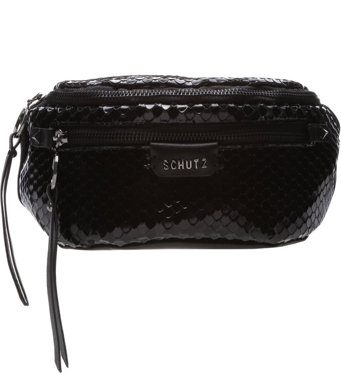 Pochete Bright Snake Black Pochete Bright Snake Black