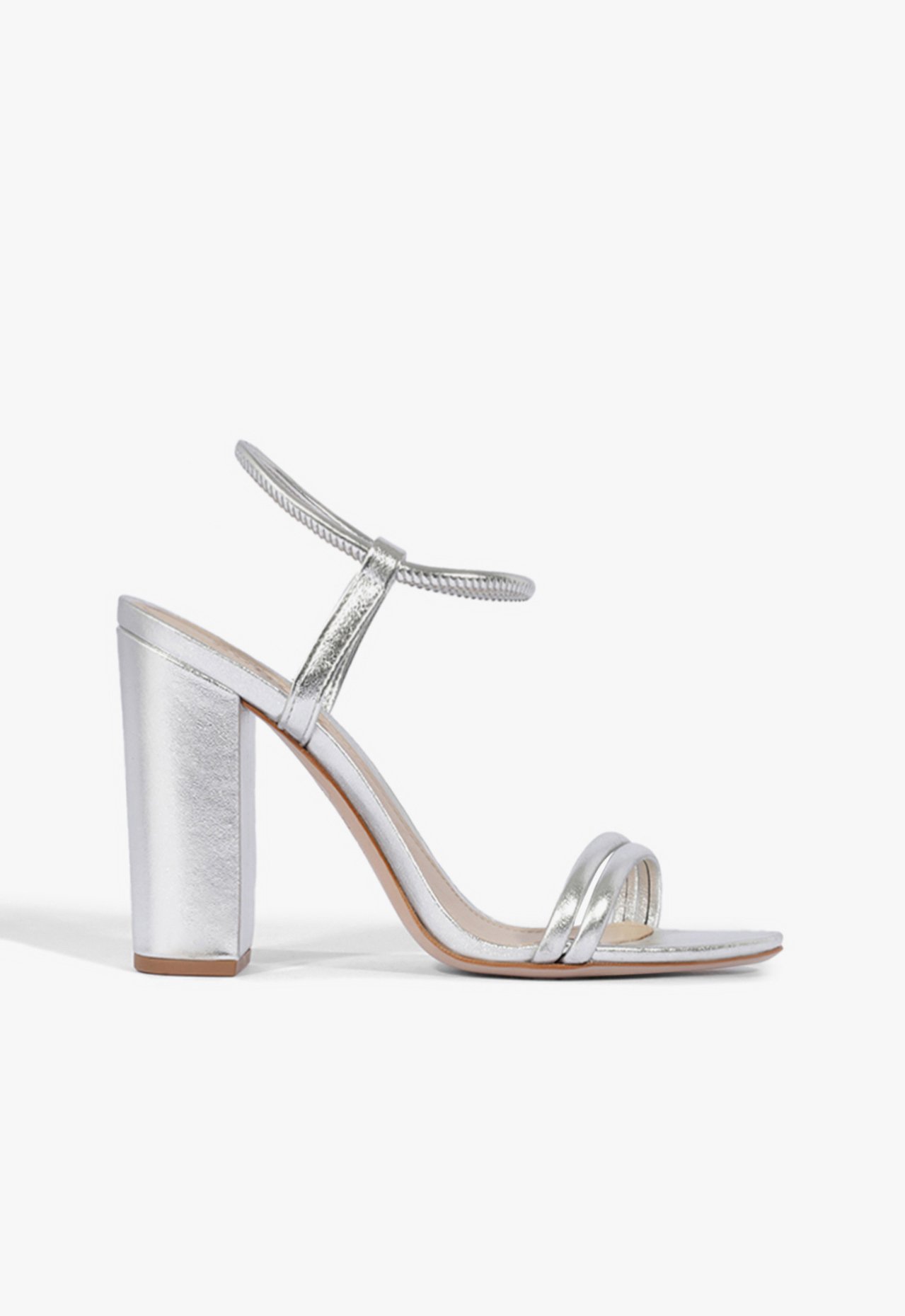 Sandália Gimenez Couro Prata | Schutz