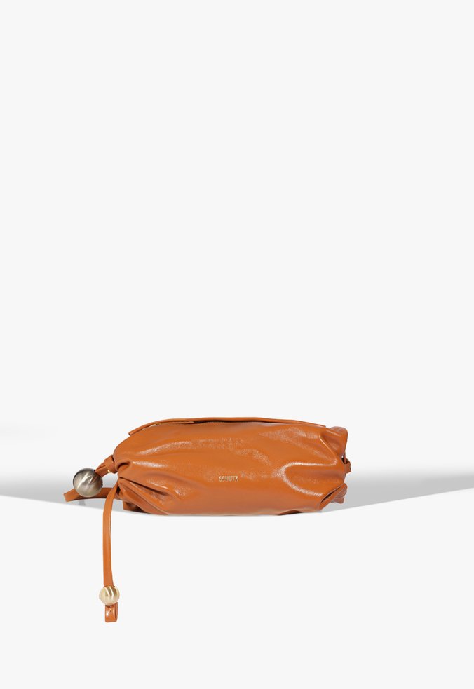 Bolsa Tiracolo Lessie Couro Marrom