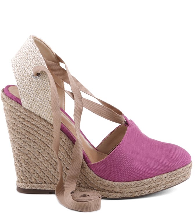 Espadrille Anabela Pink