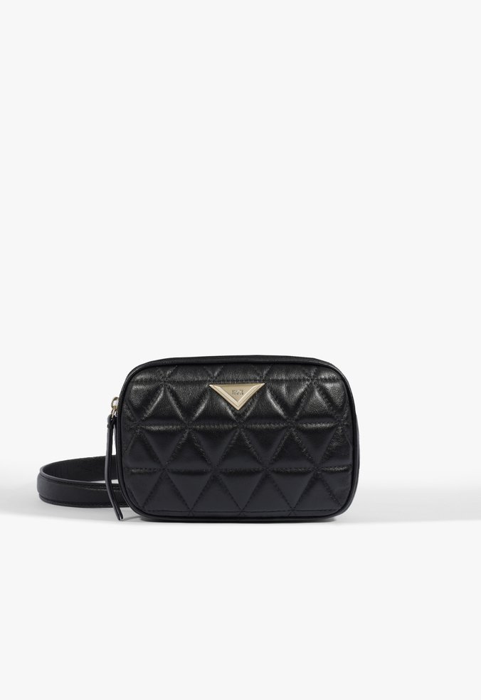 Bolsa Tiracolo Câmera Bag 944 Couro Preta