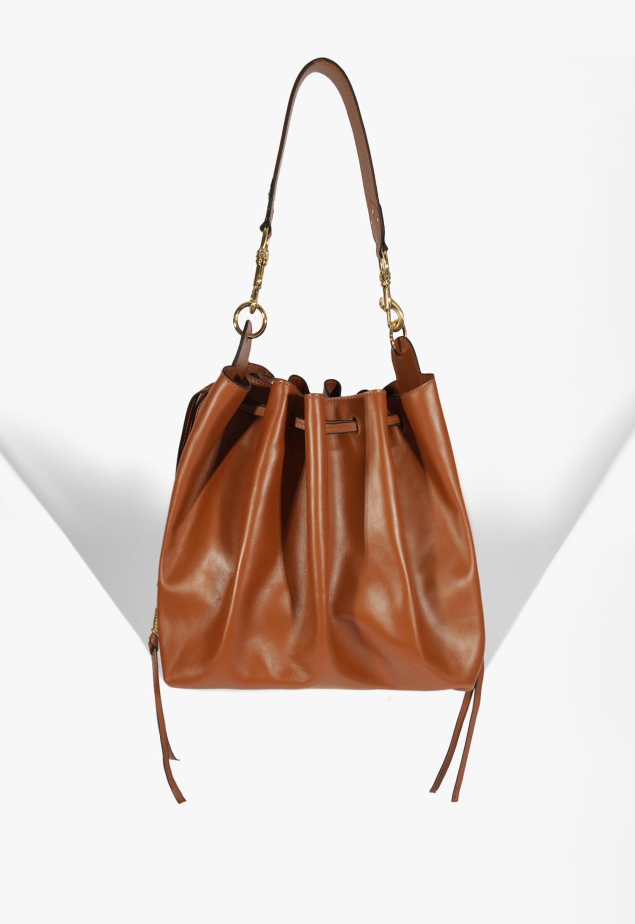Bolsa Grande Hazel Couro Marrom | Schutz