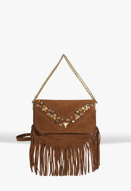 Bolsa Tiracolo Mally Pequena Marrom