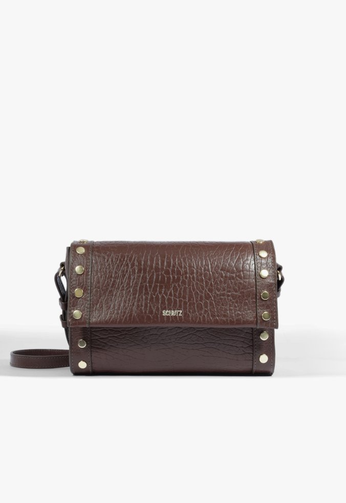Bolsa Tiracolo Kristen Couro Marrom