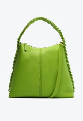 Bolsa Hobo Randall Couro Verde