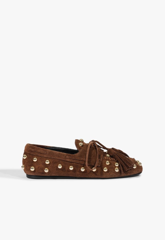 Mocassim Suede Marrom
