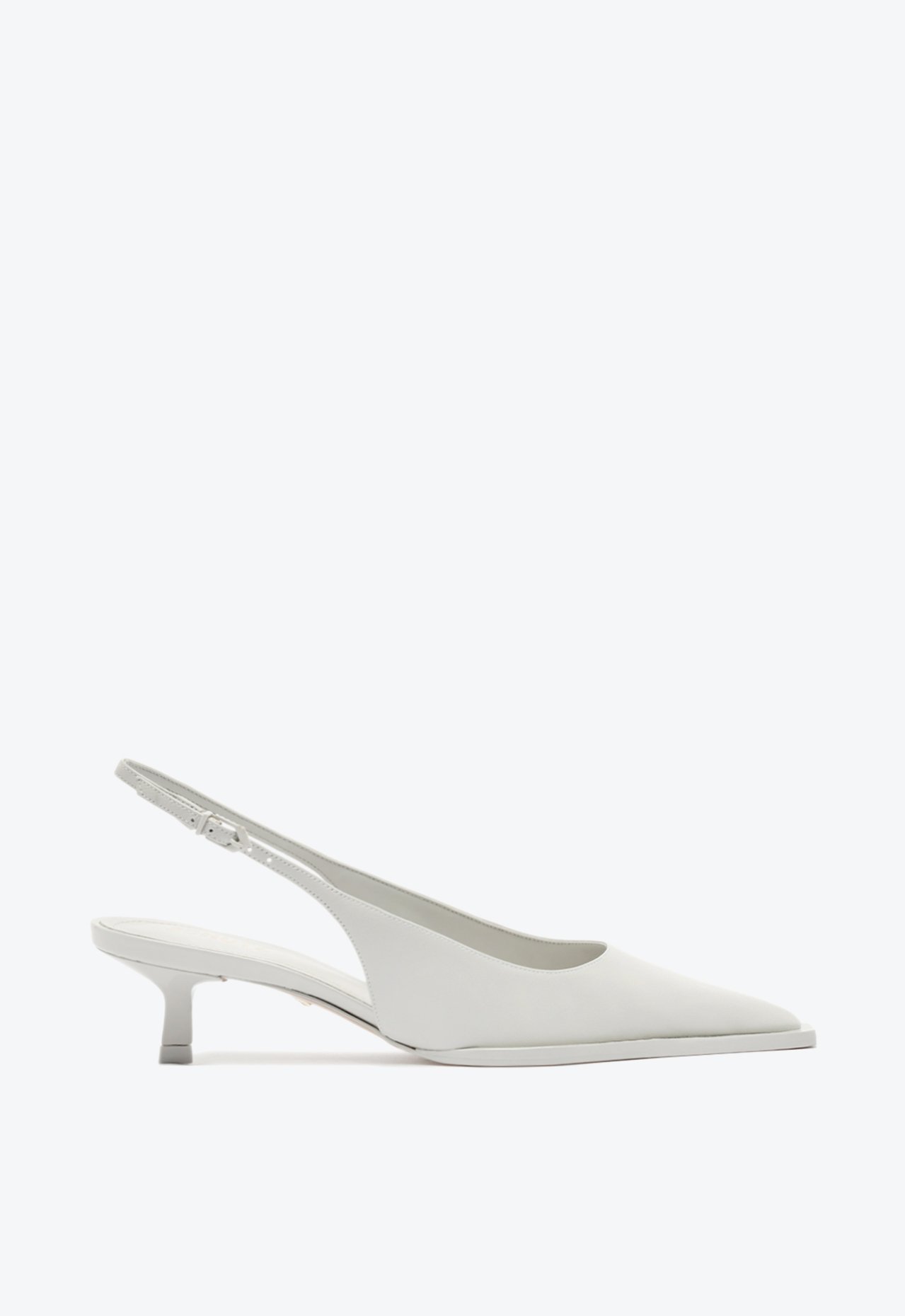 Scarpin Daria Sling Couro Cinza | Schutz