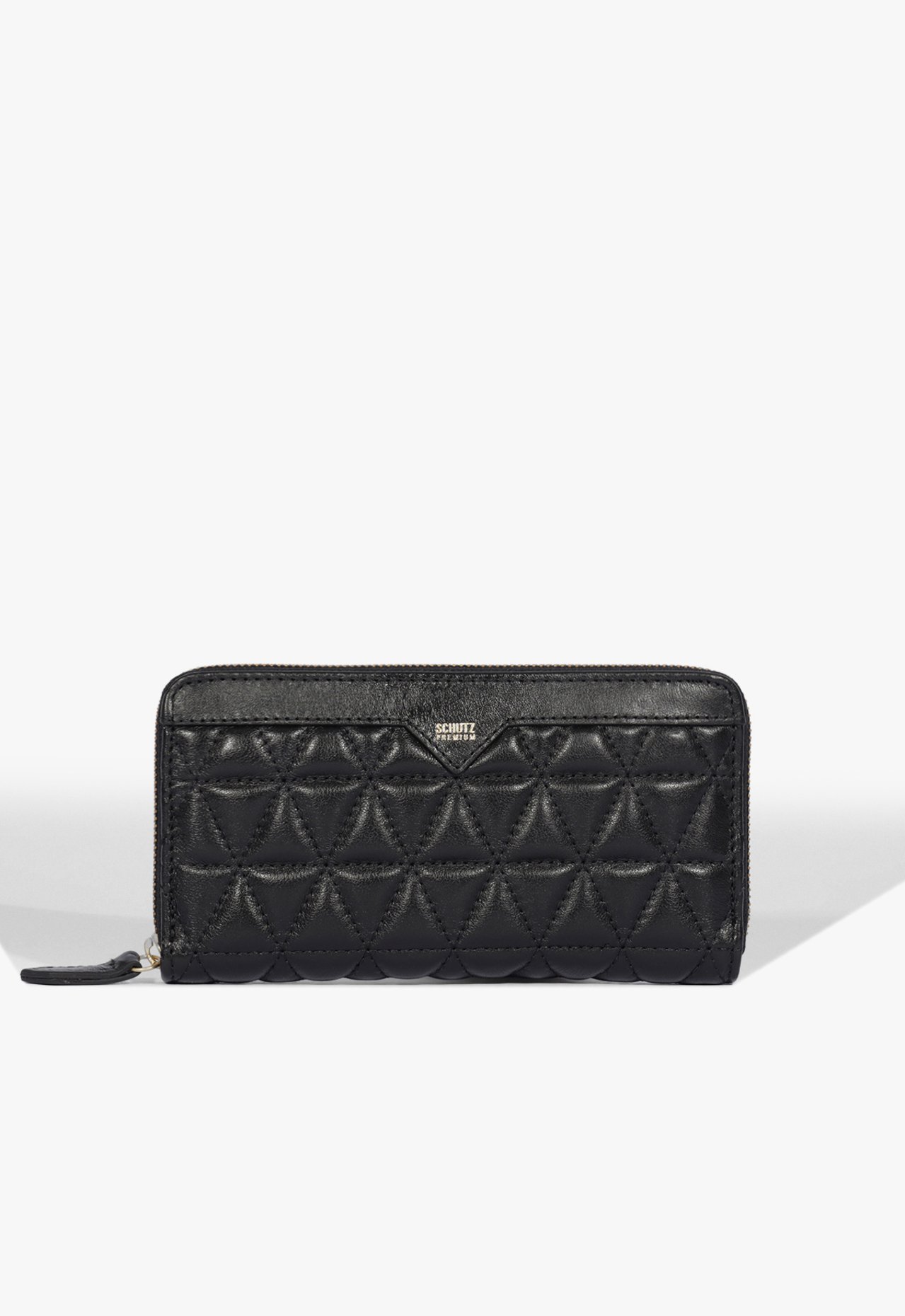 Carteira Grande 944 Matelassê Couro Preta | Schutz
