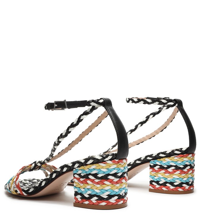 Sandália Block Heel Freshfull Braid Colors Sandália Block Heel Freshfull Braid Colors