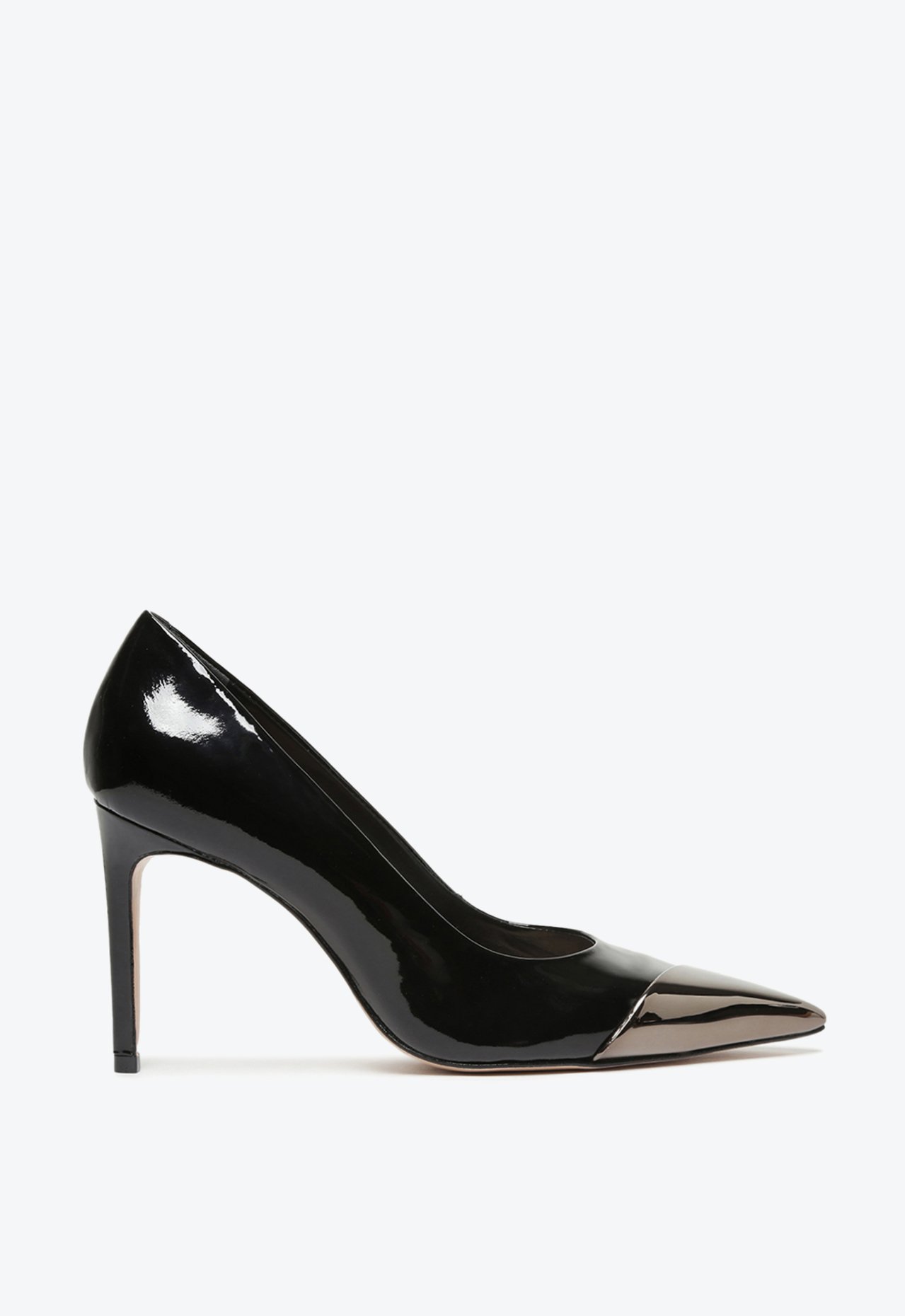 Sapato salto clearance alto verniz preto
