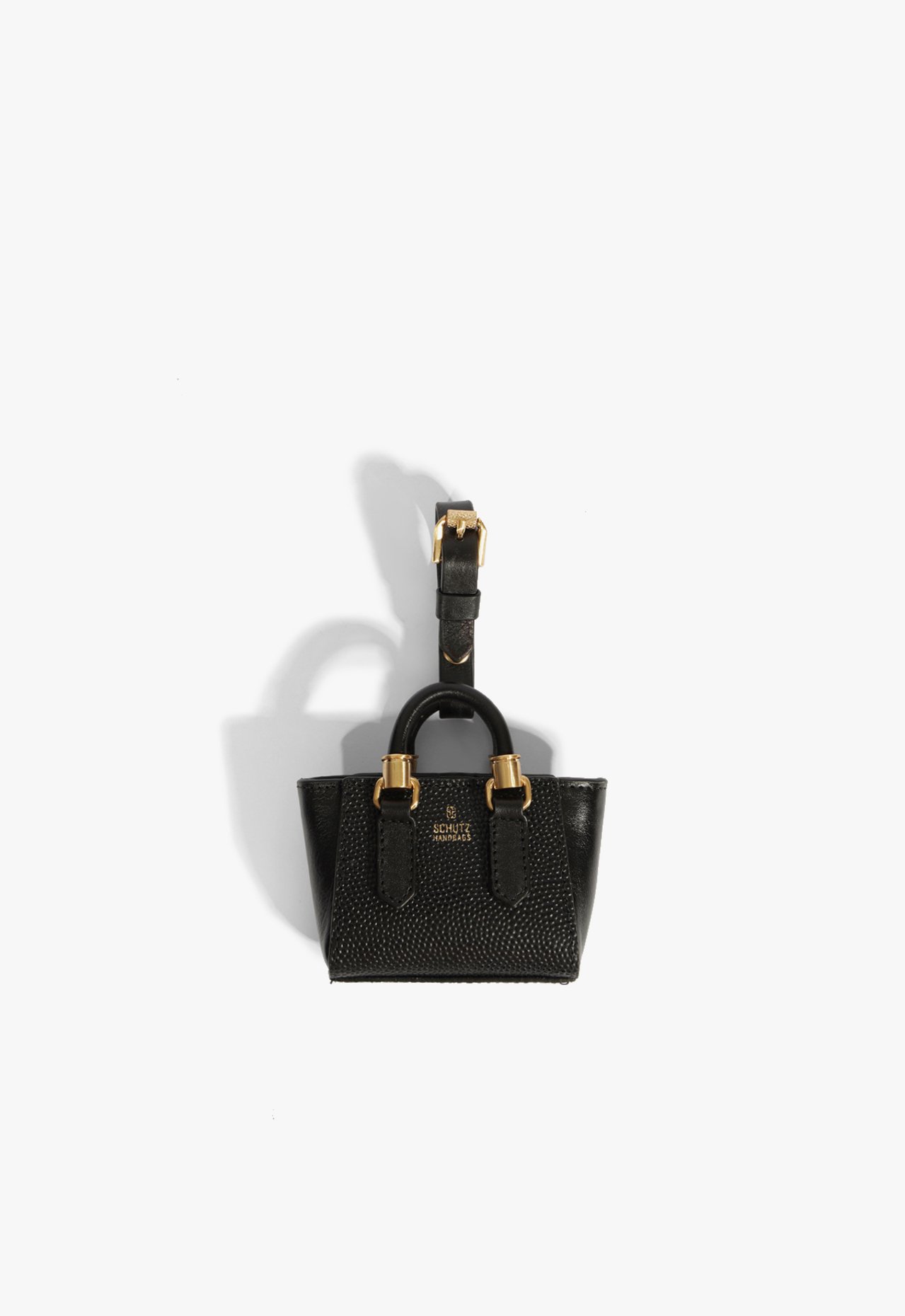 Bag charm couro Preto | Schutz