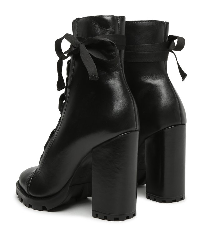 Combat Boots Tratorada Leather Black Combat Boots Tratorada Leather Black