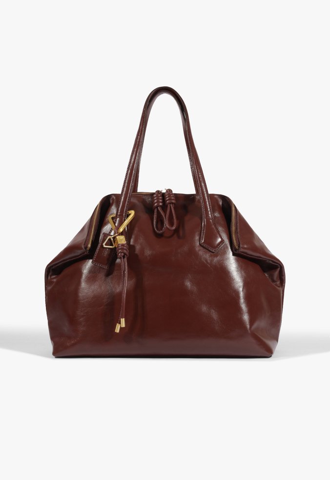 Bolsa Shopping Elliot Grande Couro Vermelha