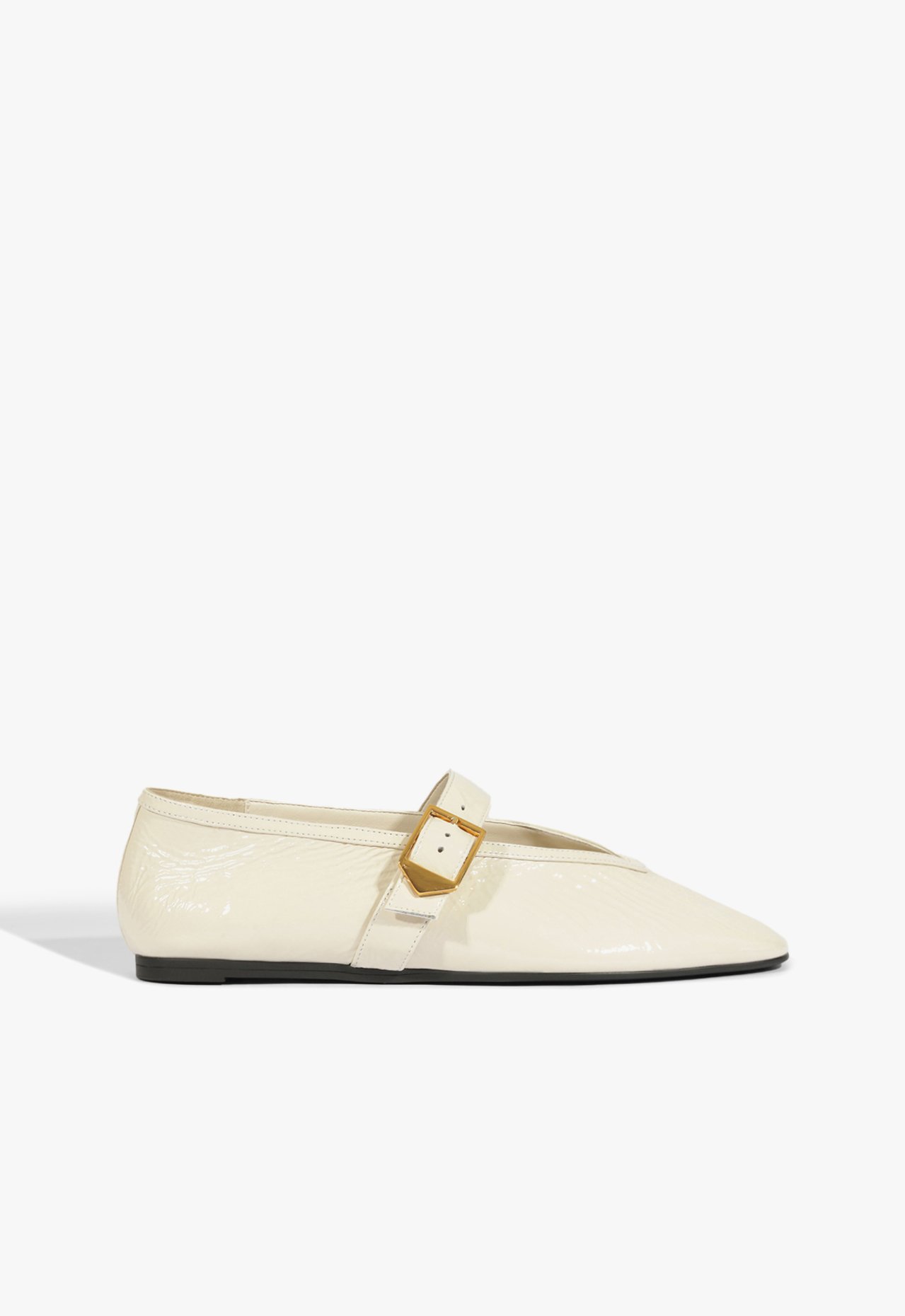 Sapatilha Vick Buckle Couro Off White | Schutz