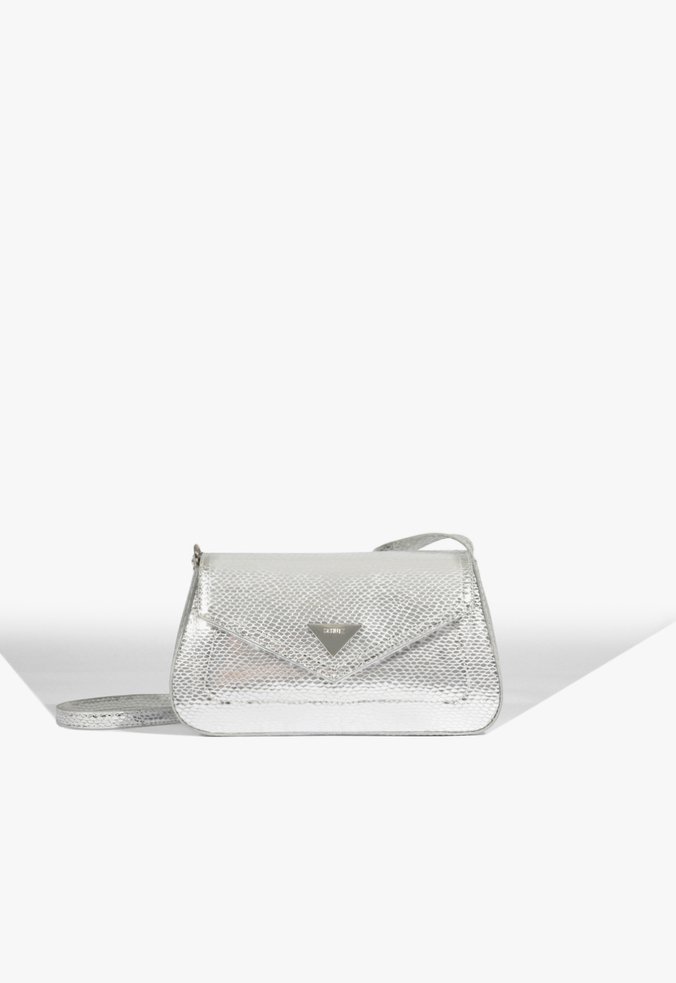 Bolsa Tiracolo Liese Pequena Prata