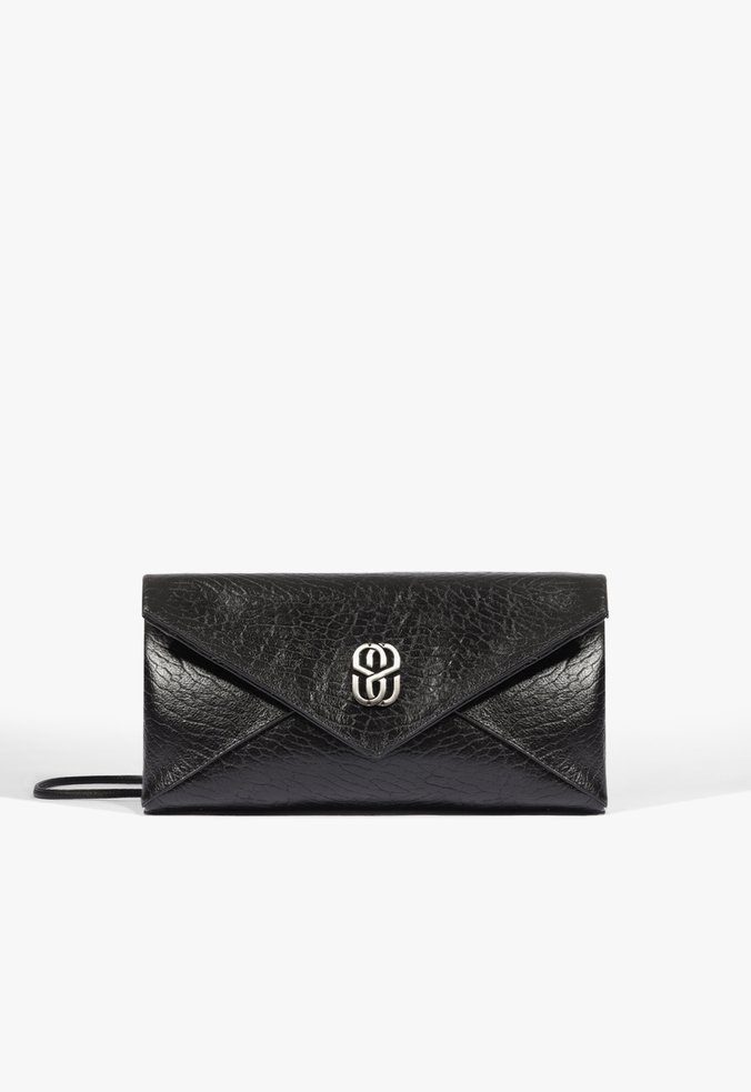Bolsa Tiracolo Blake Média Couro Preta