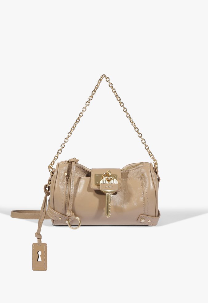 Bolsa Tiracolo The Secret Couro Bege