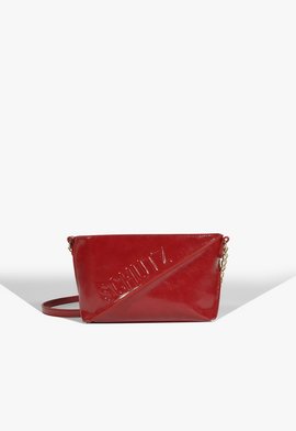 Bolsa Tiracolo Alycia Verniz Vermelha