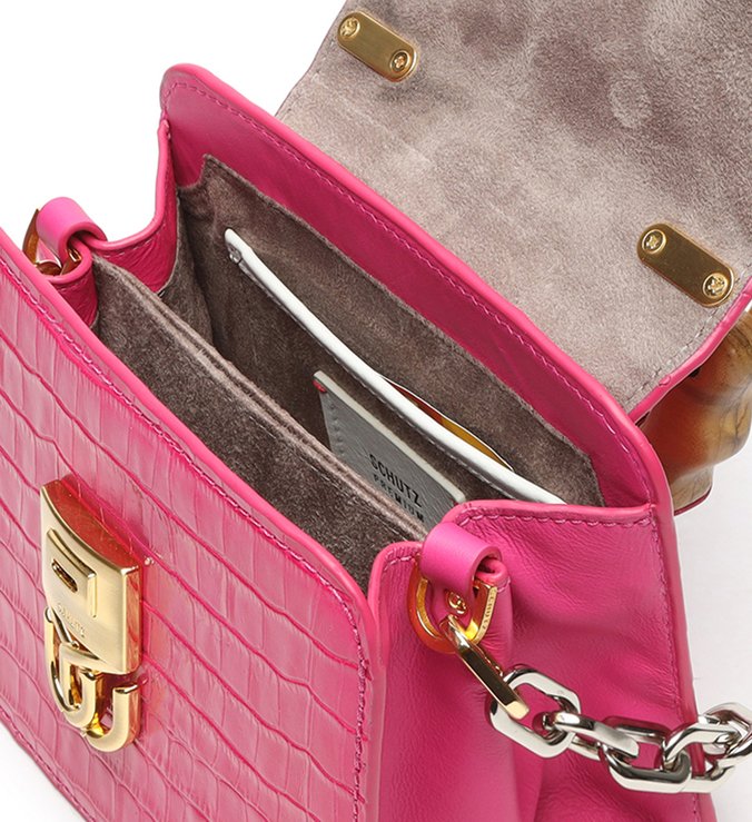 Crossbody Believe Bright Croco Pink Crossbody Believe Bright Croco Pink