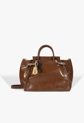 Bolsa Tote Grande Heaven Couro Marrom