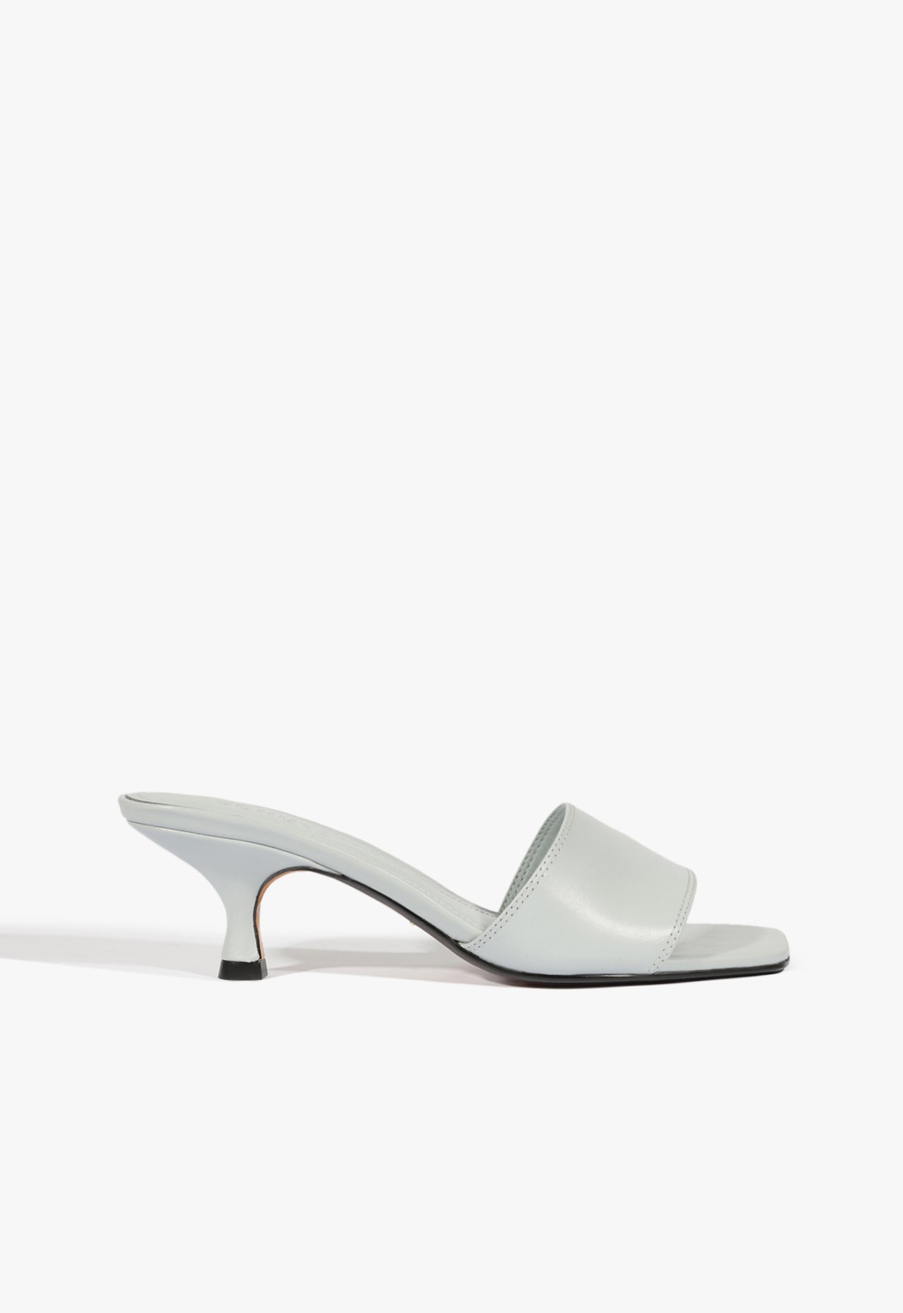 Sandália Mule Kelsea Couro Azul Clara | Schutz