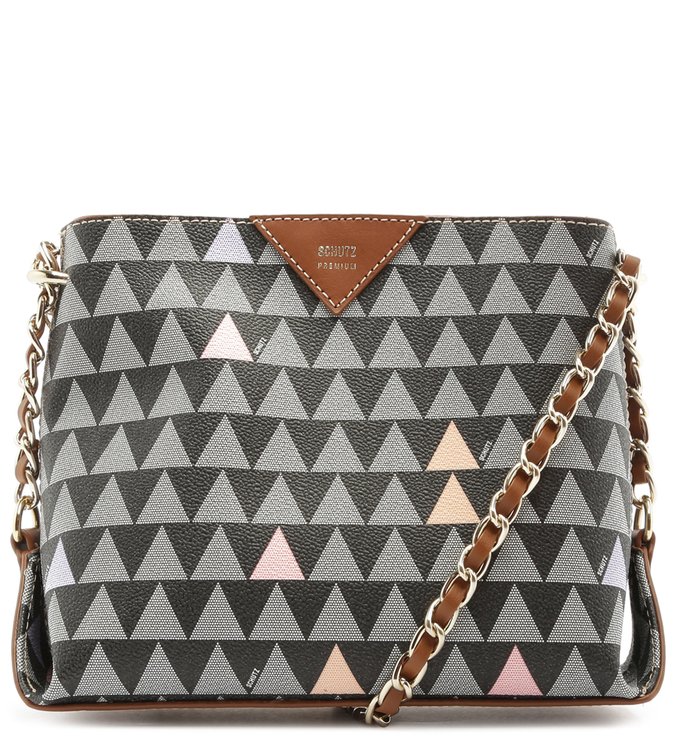 It Bag Triangle Lines Black It Bag Triangle Lines Black
