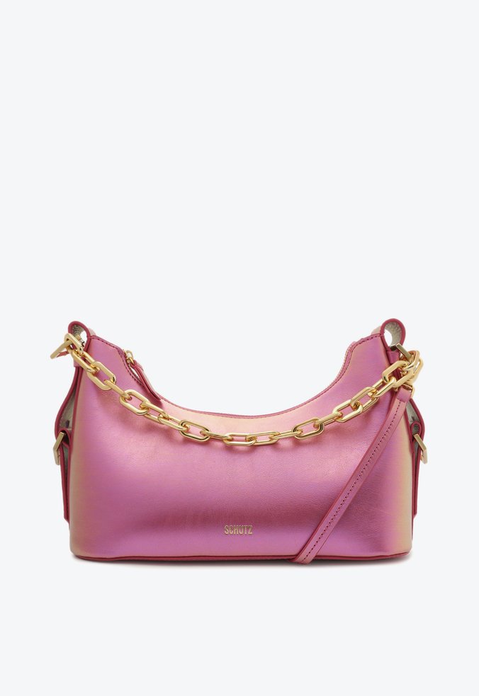 Chirs　ボズレック１５３cm ゼロキャンバー Bolsa Tiracolo Cher Média Couro Croco Holográfica Pink | Schutz