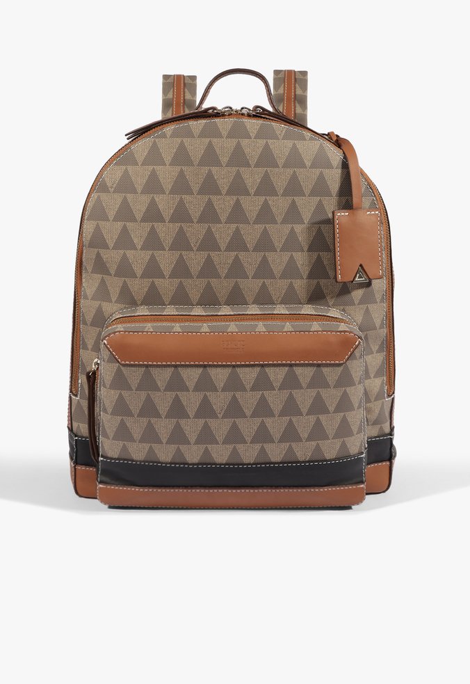 Mochila Triangle Grande Couro