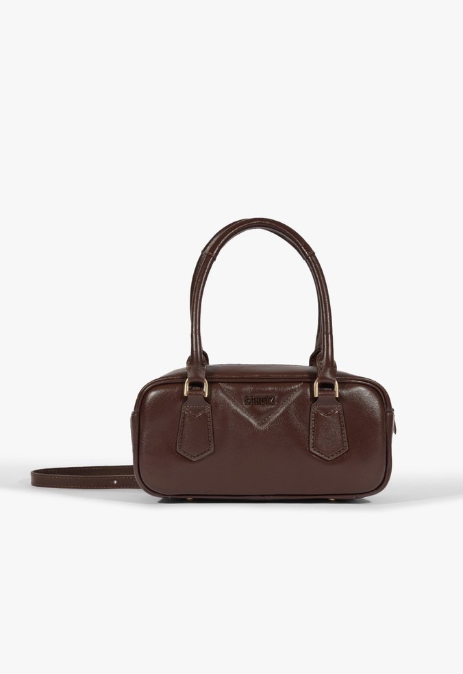 Bolsa Tote Tiracolo Holly Couro Marrom