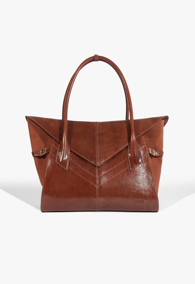Bolsa Sinner Tote Grande Couro Preta